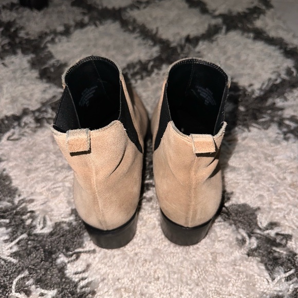 Marc Fisher Yale Pointy Toe Chelsea Bootie in Taupe - Picture 4 of 6